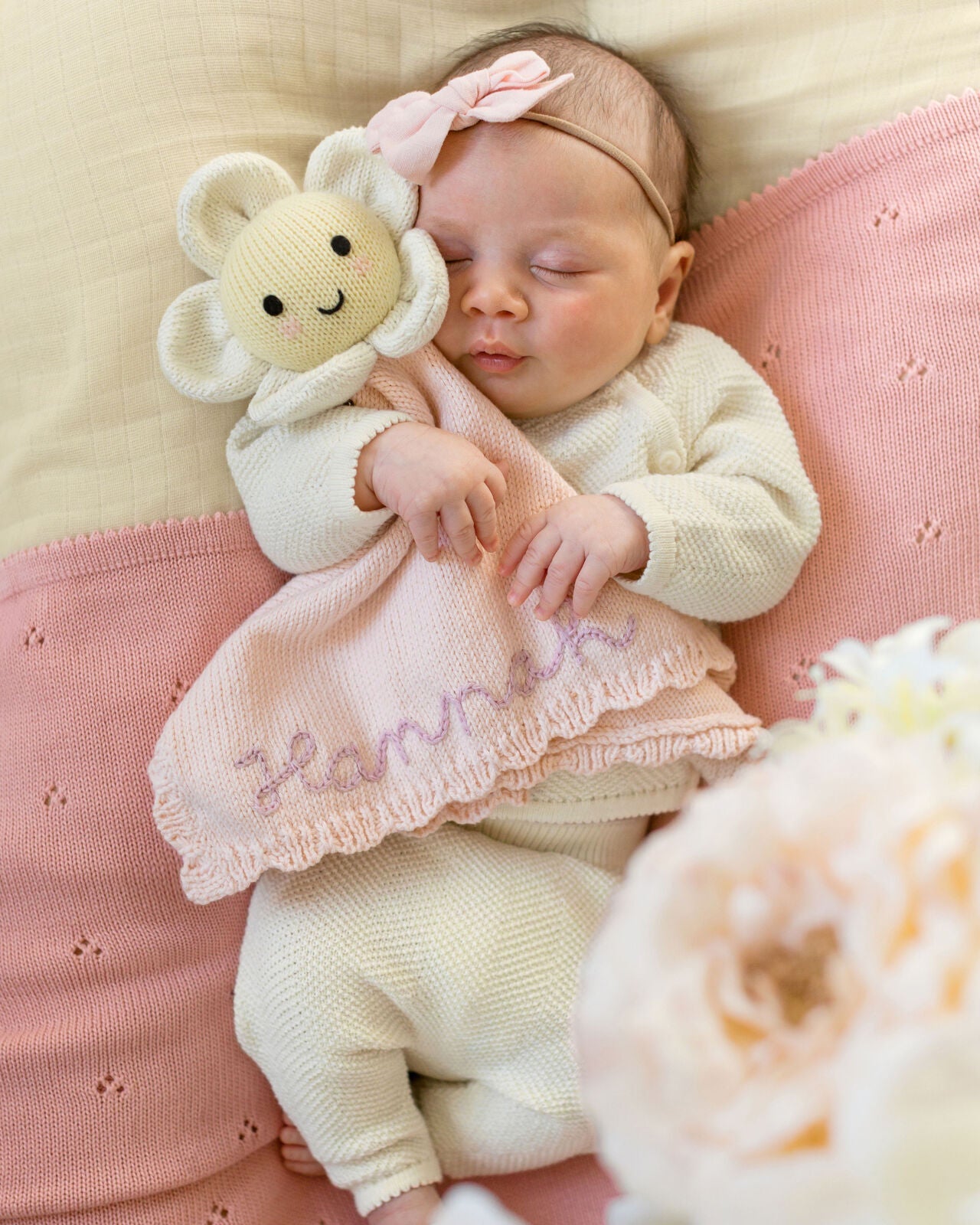 Baby daisy lovey