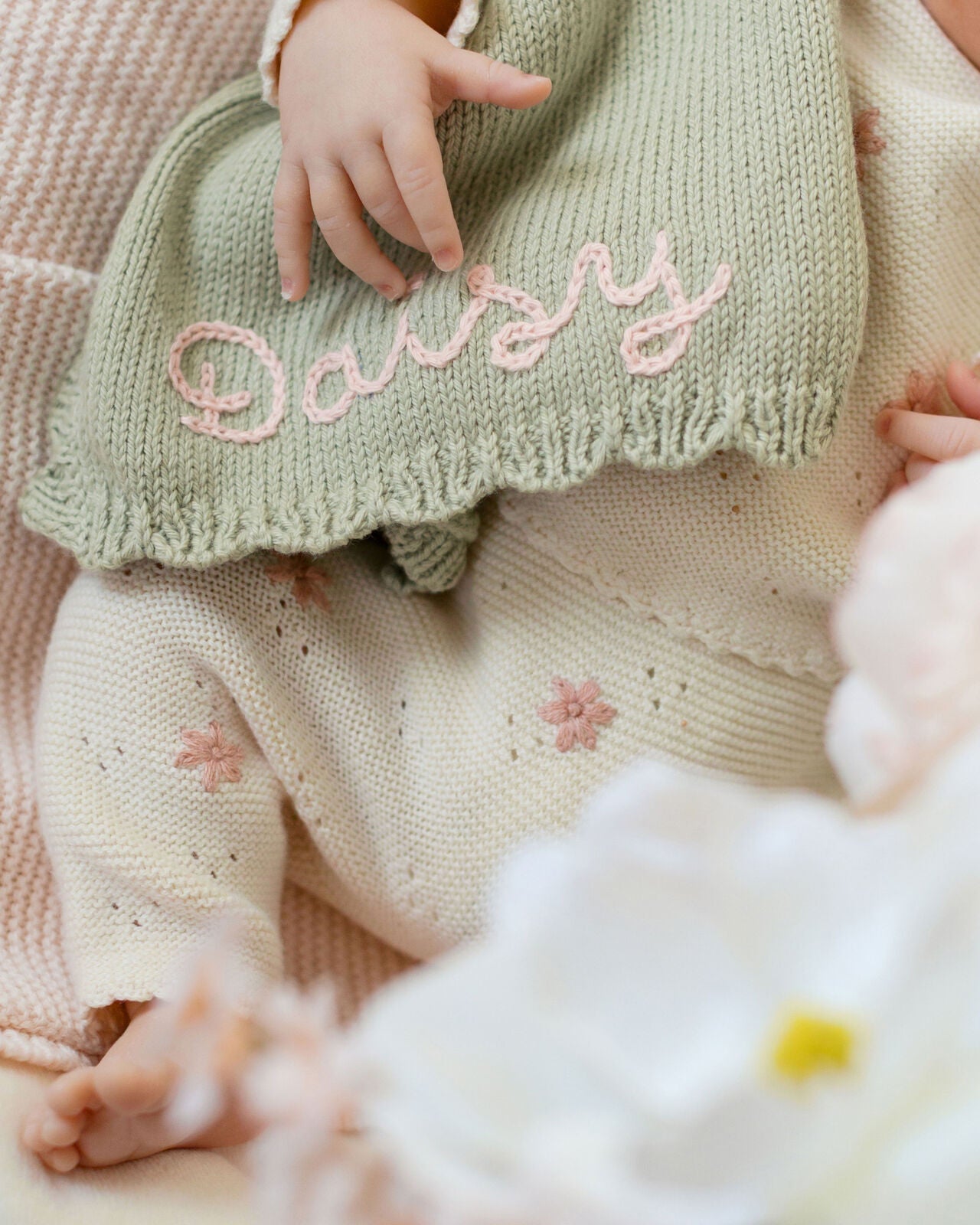 Baby daisy lovey