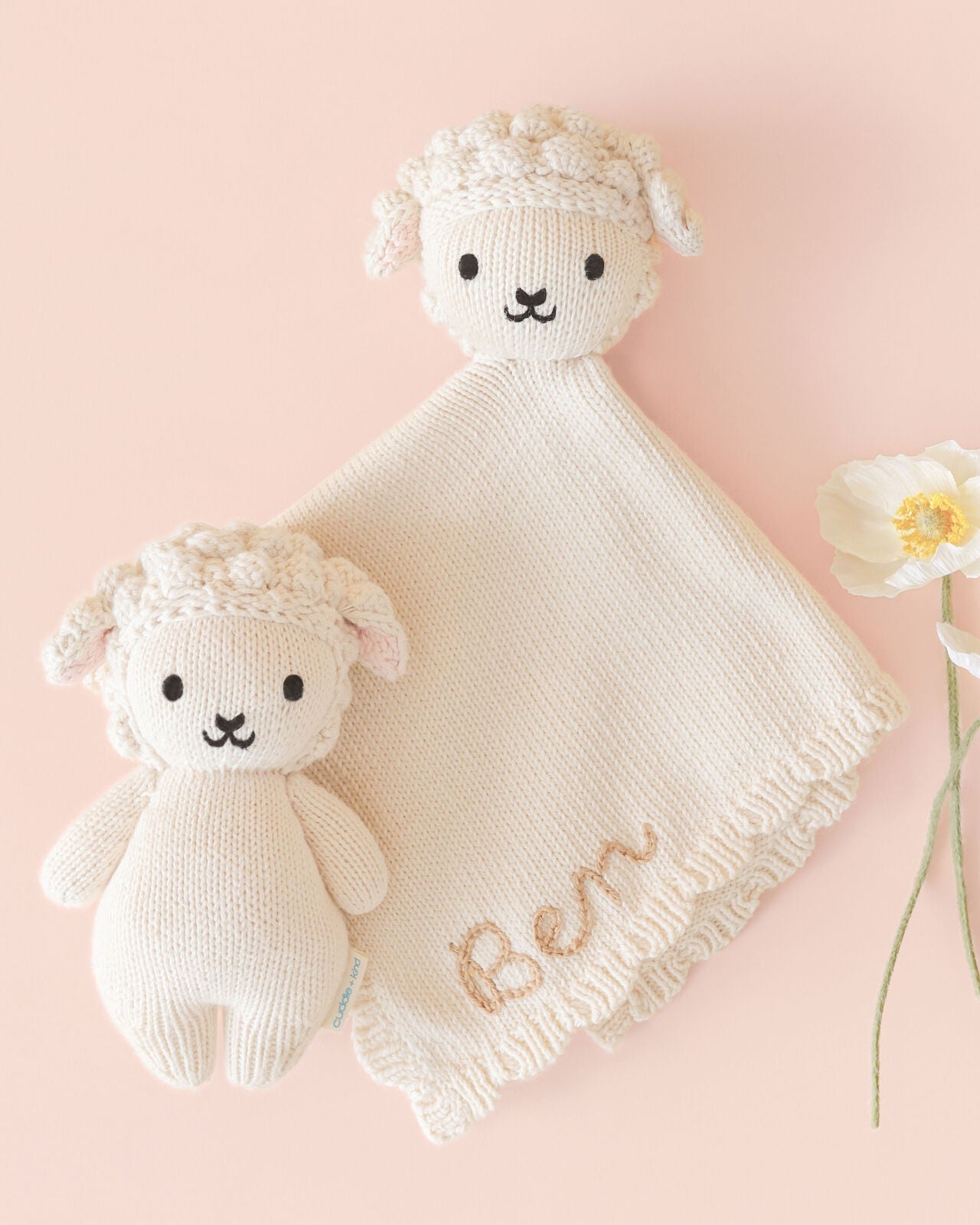 Baby lamb lovey