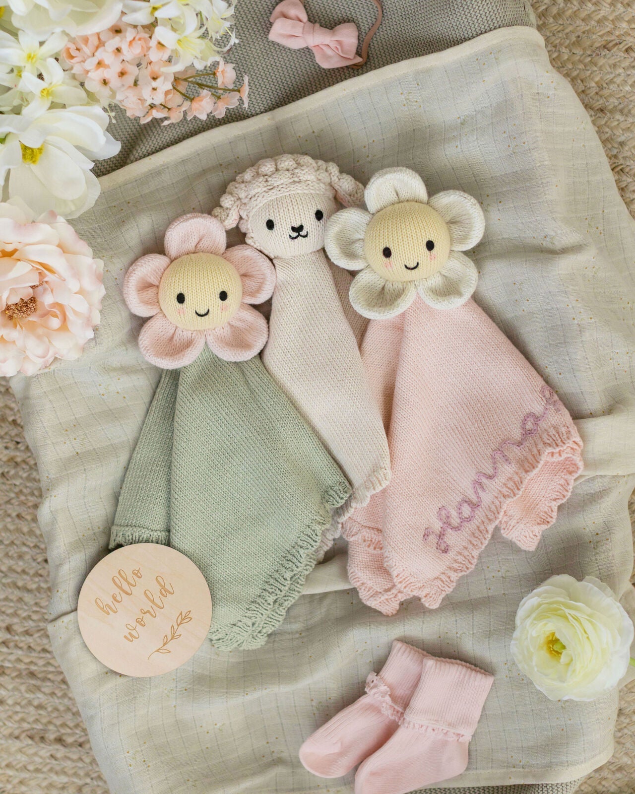 Baby lamb lovey