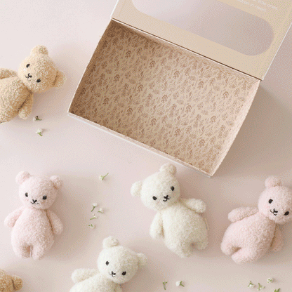 Baby bouclé bear (strawberry)